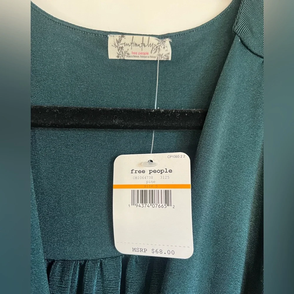 Free People Deep Green Wrap Bodysuit - Picture 6 of 6